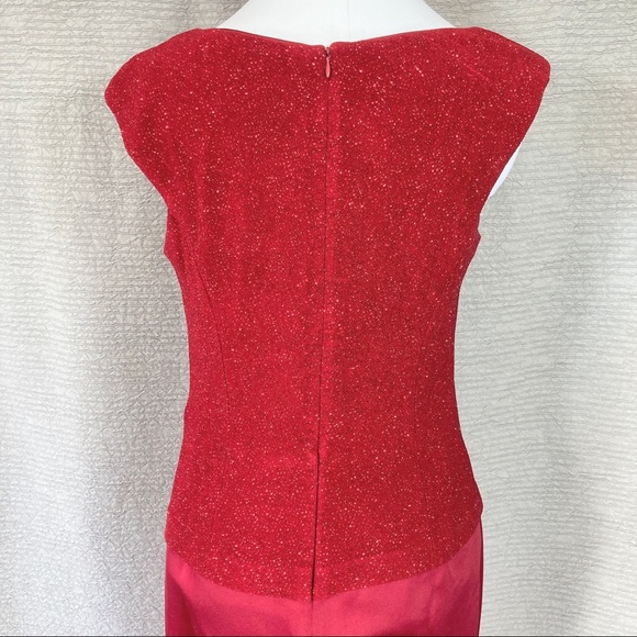 Gorgeous Vintage Patra Sleeveless A-Line Long Evening Cocktail Dress Size 12 - Picture 6 of 10